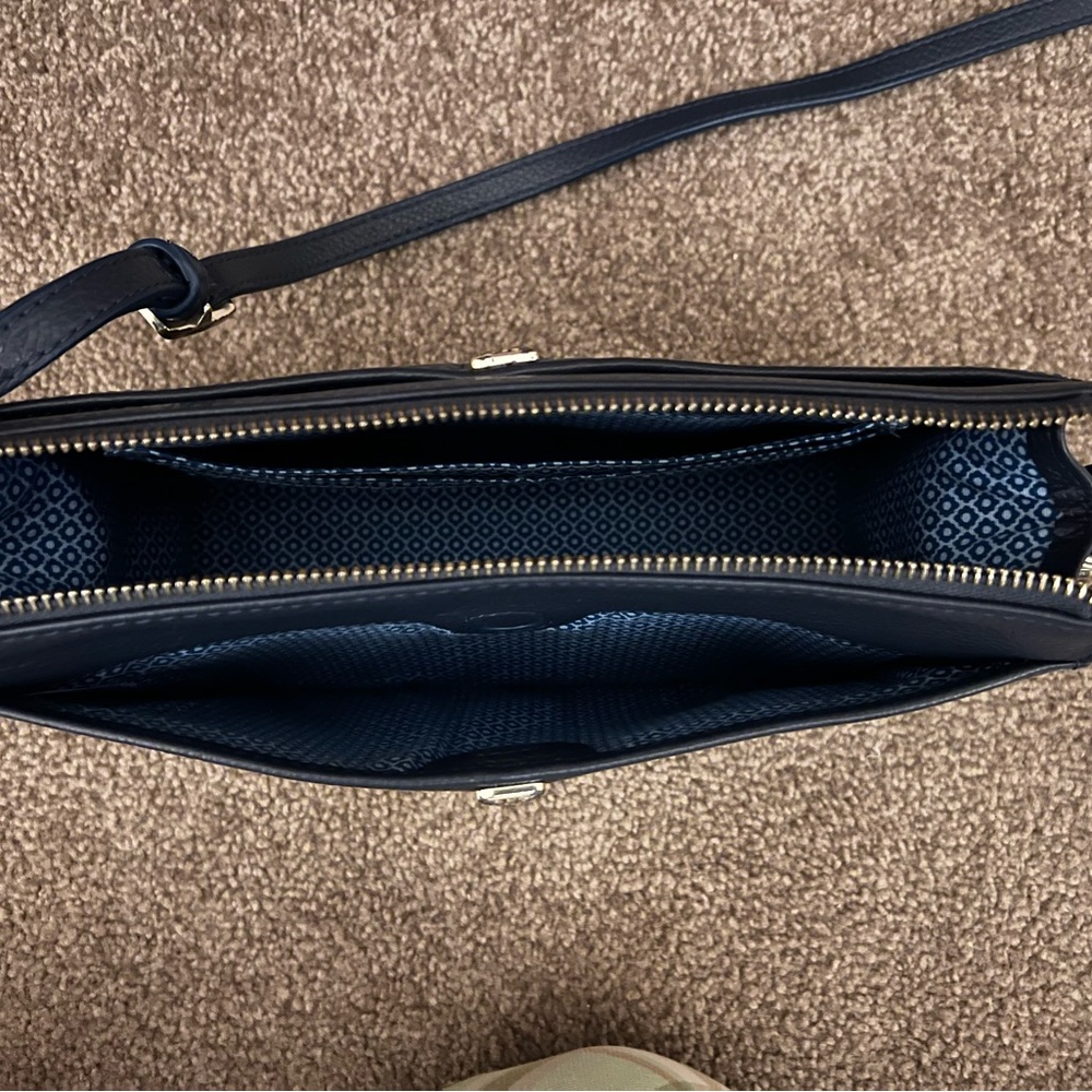 BRIGHTON CROSS BODY BAG - BLUE - GENTLY USED. - Picture 4 of 9